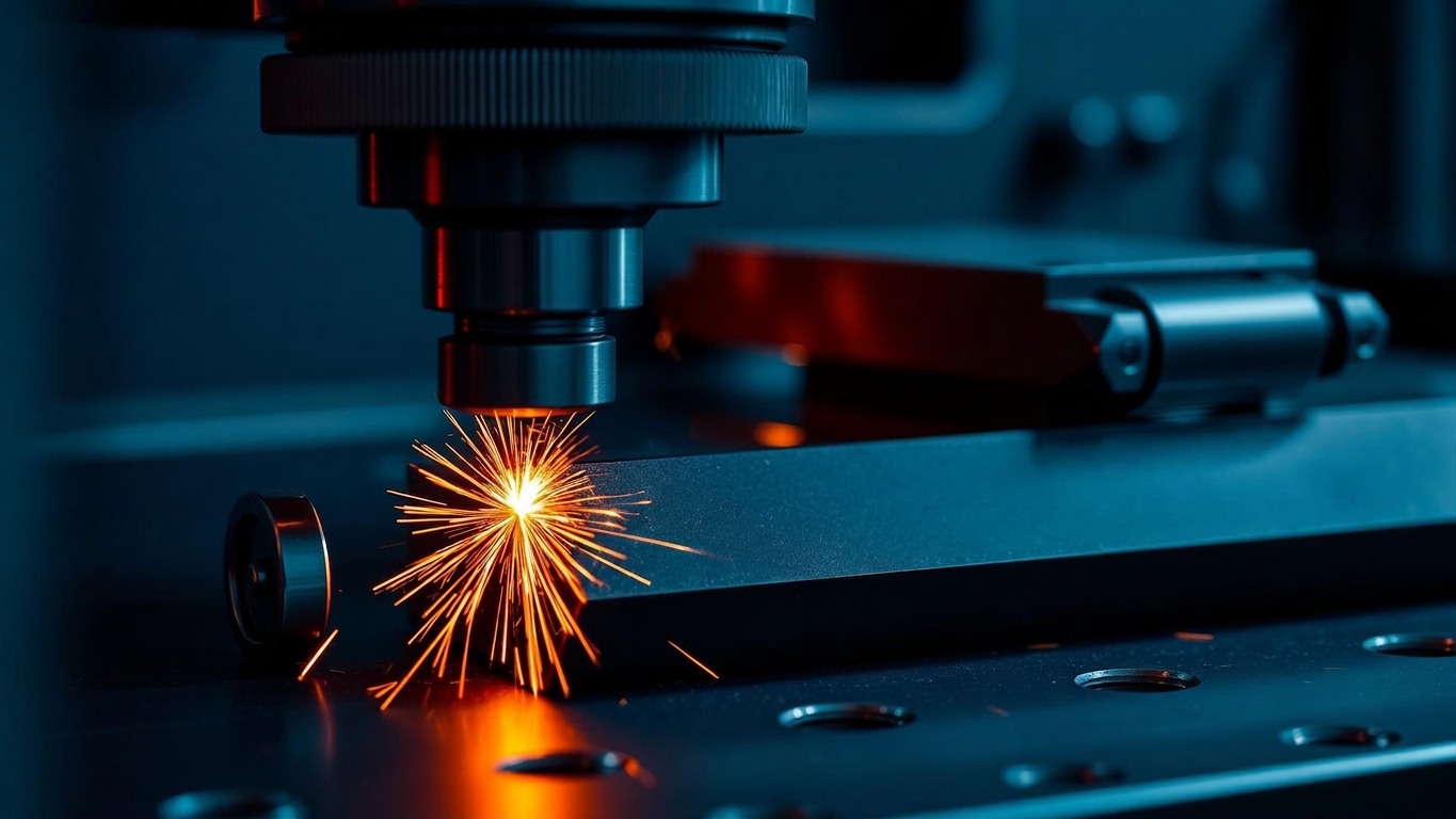 Precision laser engraving on steel